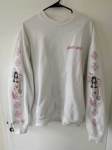 トップス Deadly Doll - pink cheetah crewneck / XL Deadly Doll - pink cheetah crewneck / XL