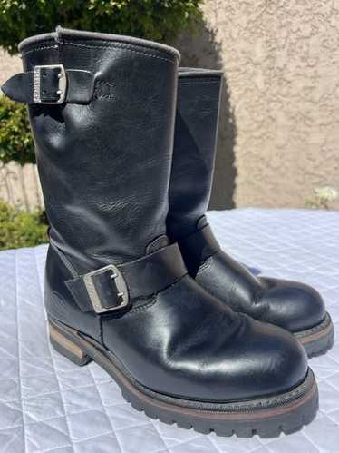 skechers biker boots mens