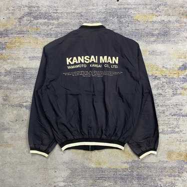 ⭐︎Vintage KANSAI MAN Rayon Blouson Vintage 80s Kansai Man Rayon Jacket Large Kansai Kansai