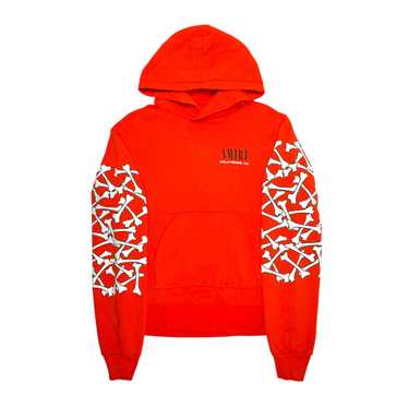 注目商品【AMIRI】ボーンズ フーディー Amiri ボーンズフーディ｜オレンジボーンプリント ストリート