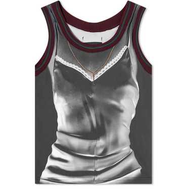 YプロジェクトXジャンポールゴルチエグラフィックプリントトッ Y/project X Jean Paul Gaultier Body Morph-print Layered Top