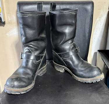 WESCO　BOSS8.5E WESCO Wesco Boss Engineer Boots Leather Black Size US 8.5D