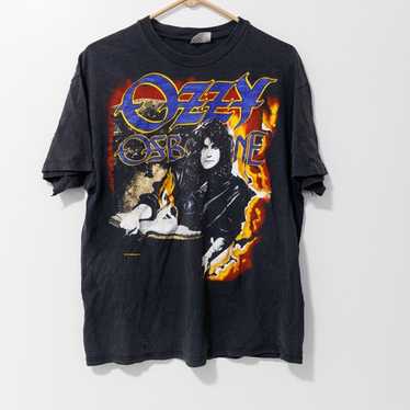 Ozzy Osbourne ビンテージ Tシャツ Amazon.com: Ozzy Osbourne – Distressed Vintage Cross T-Shirt