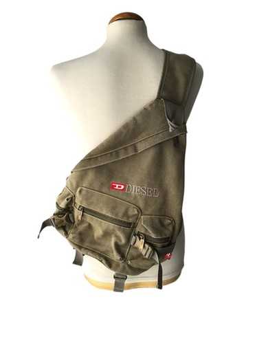 バッグ DIESEL archive shoulder bag multi pocket DIESEL Archive leather shoulder bag Y2K