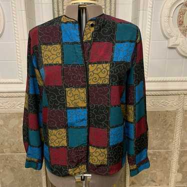 Jordan. Size Large. Color Block Hidden Placket Ja… - image 1