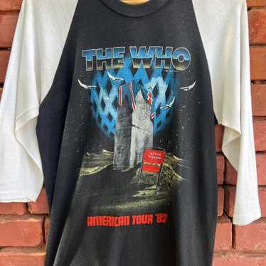 【vintageバンドT】THE WHO FAREWELL TOUR '82 VTG THE WHO LIVE IN CONCERT 1982 FAREWELL TOUR T-SHIRT 3/4