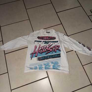 HELLSTAR ☆ MARK Long-Sleeve T-Shirt 長袖Tシャツ HELLSTAR Mark Long Sleeve T-Shirt in White | Lyst
