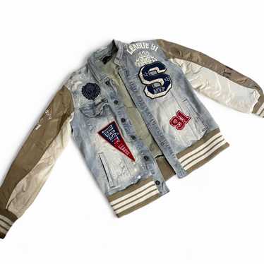 Supreme denim varsity jacket - Gem