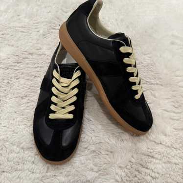 maison margiela mens sneakers black - Gem