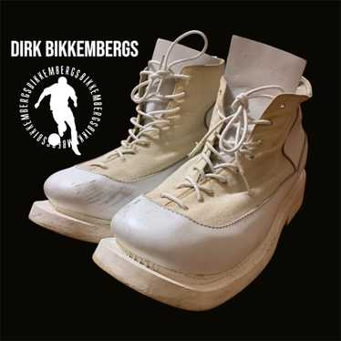 DIRK BIKKEMBERGS　ベルクロ　ファイヤーマンブーツ 1995AW FW1995 Dirk Bikkembergs Double Velcro Strap Leather boots