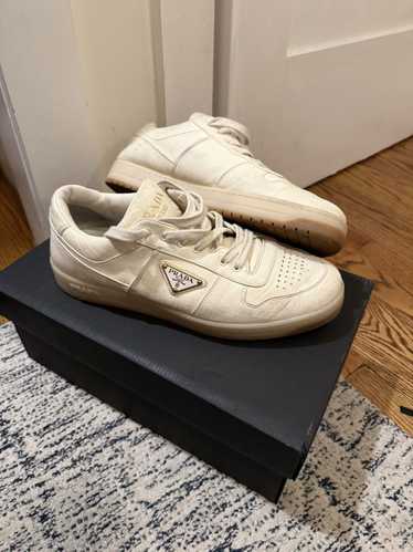 スニーカー Prada Sneaker Downtown In Nappa Prada Men's Downtown Napa Leather Low-Top Sneakers