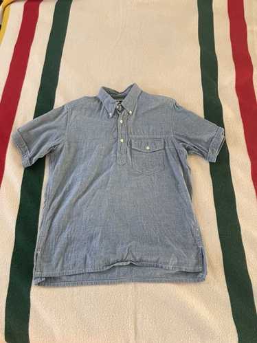 トップス Engineered Garments Popover BD Chambray Engineered Garments Cotton Chambray Popover BD Shirt - Light