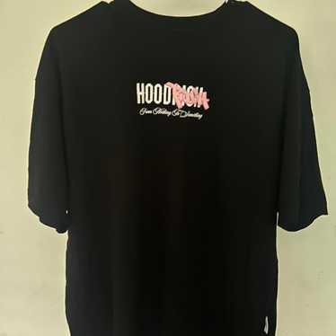 HOODRICH シンプルオーバーサイズ半袖Tシャツ 関税送料込み ワンフォークロージング 1111clothing ◇メッセージ刺繍 Tシャツ