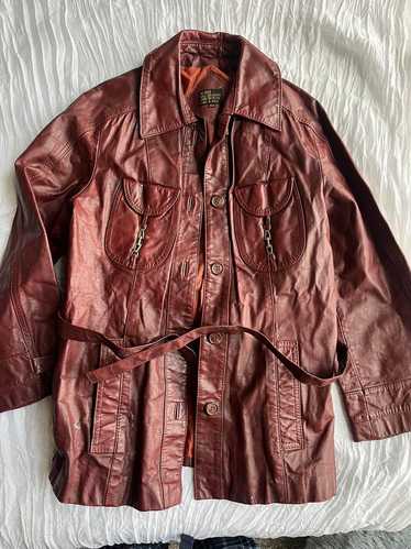 70s leather jacket - Gem