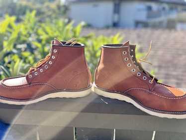 RED WING SHOES 875 ワークブーツ 9.5 E ブラウン レッドウィング アイリッシュセッター REDWING モックトゥ 875
