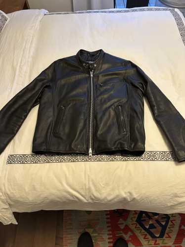 F*K様 Schott Classic Racer M Schott Men's Classic Racer Leather Motorcycle Jacket