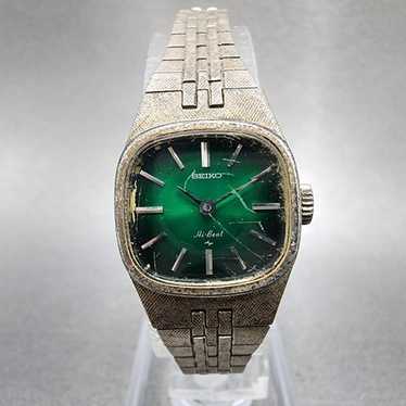 Seiko watch women green - Gem