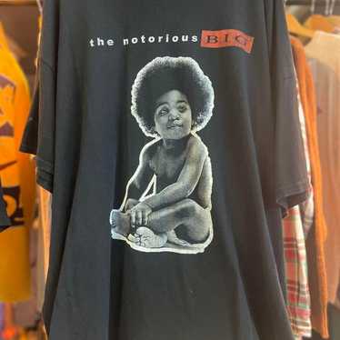 90s ヴィンテージ / THE NOTORIOUS B.I.G Tシャツ 超激レア ノトーリアスBIG Tシャツ 90年代ヴィンテージ 追悼 rap