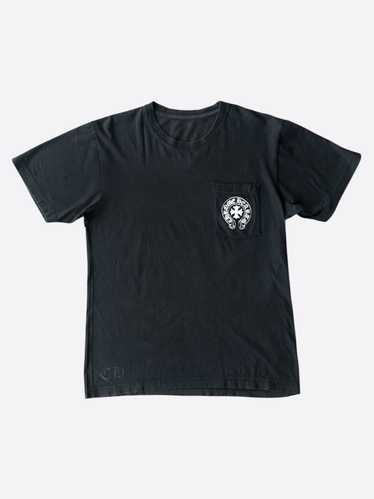 CHROME HEARTS TOKYO ポケットTシャツ Chrome Hearts Off-White Vertical Logo Pocket Tokyo T-Shirt