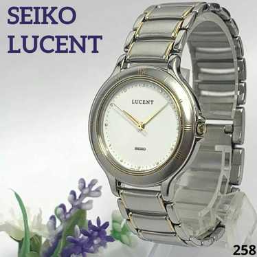 【希少美品　新品電池】2593　SEIKO　LUCENT　腕時計　レディース　銀 SEIKO LUCENT レディース 電池交換済み可動品N-03 - メルカリ