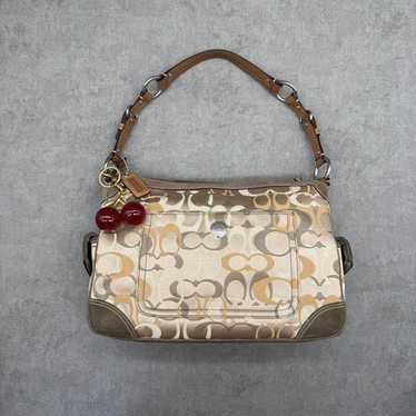 バッグ vintage coach Soho Hobo hand bag suede Vintage Coach Soho Hobo Brown Suede Buckle Flap Shoulder Bag