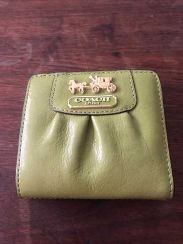 Vintage coach leather green - Gem