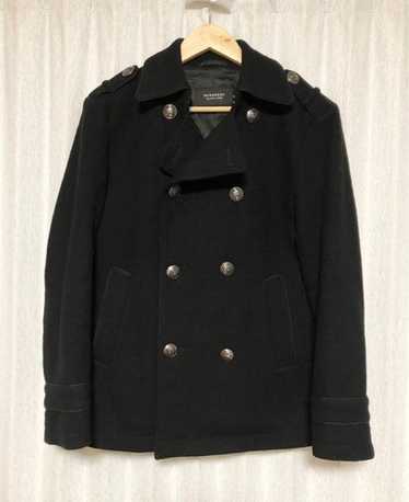 Burberry ナポレオンジャケット BURBERRY BLACK LABEL Napoleon Coat P Nova Check Horse Logo