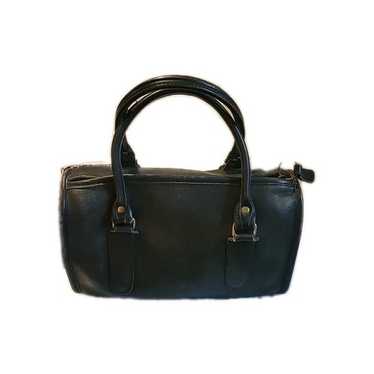 希少！MADISON BAG 1994's Vintage 新品 Vintage 90s Coach Black Madison Leather Satchel Bowling Bag