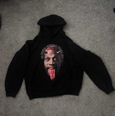 Vlone Rodman Devil Hoodie White ヴィーローンロッドマンコラボ Vlone Rodman Devil T-shirt White Men's - SS22 - US