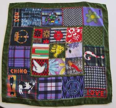 Moschino larioseta silk scarf - Gem
