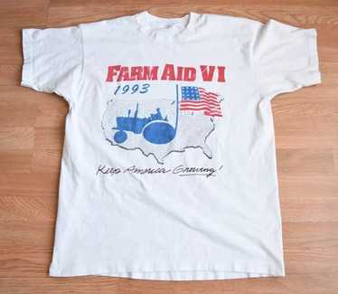Neil Young Willie Norah 他 FARM AID 25シャツ NWOT Vtg 2003 Farm Aid Shirt Tour Band Rock Willie Nelson