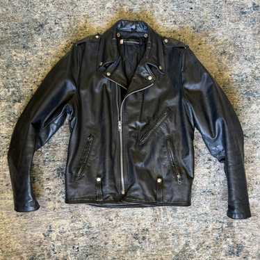 1970s harley leather jacket - Gem