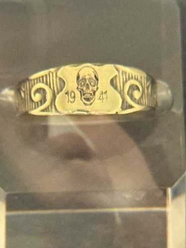 German skull ring - Gem