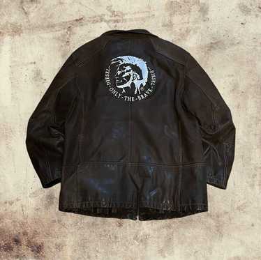 Vintage diesel leather jacket - Gem
