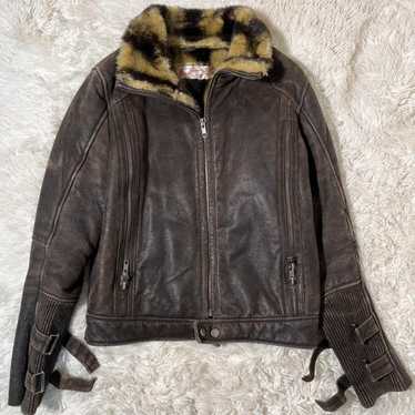 Y2 leather riders jacket - Gem