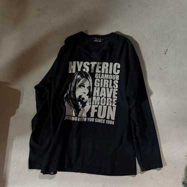 【希少】HYSTERIC GLAMOUR JAM ON HYSTERIC XL Hysteric glamour star print ringer tee size xl pit | Depop