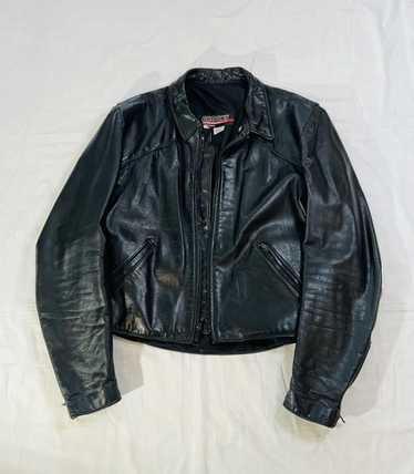 80's leather jacket brooks - Gem