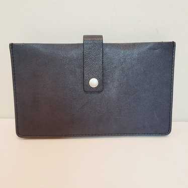 Fossil Vale Medium Tab Sorting Wallet Midnight Na… - image 1