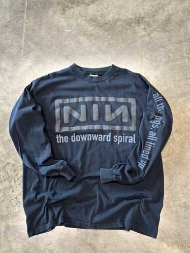 nine inch nails ロングTシャツ　90s nin NINE INCH NAILS 「THE DOWNWARD SPIRAL」 ナインインチネイルズ