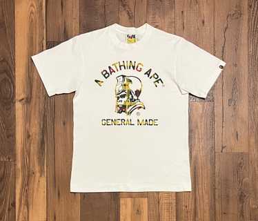 A BATHING APE Generals Tシャツ ホワイト Bape A Bathing Ape General Classic Vintage T-shirt | eBay