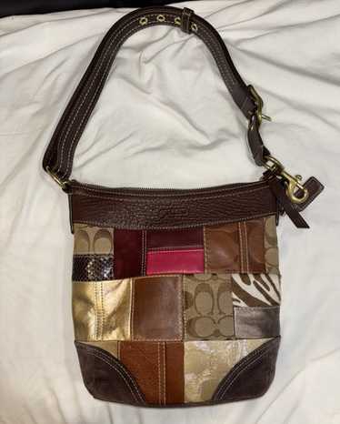 Coach signature patchwork crossbody - Gem