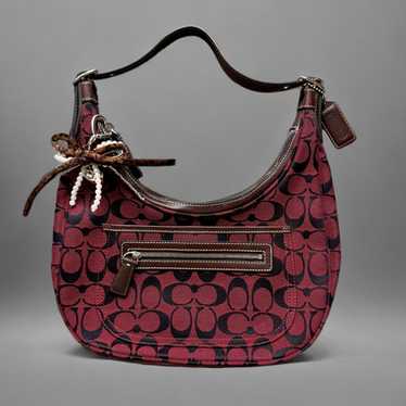 Coach red signature hobo - Gem