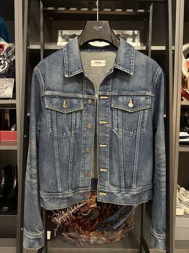 ジャケット・アウター celine embroiled denim jacket XS celine embroiled denim jacket XS