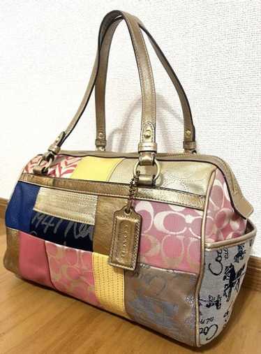 バッグ Rare COACH Patchwork Mini Bag Pink Rare COACH Patchwork Mini Bag Pink | eBay
