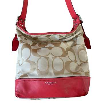 Coach red signature hobo - Gem