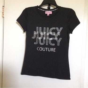 JUICY COUTURE★ Pattern Embroidery T-shirt JC205 Y2K Vintage Juicy Couture Long Top Shirt XS S Small Pink