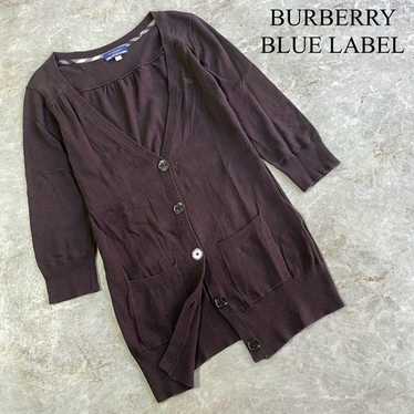 y2k✨️ BURBERRY BLUE LABEL ロゴ カレッジ カーディガン y2k✨️ BURBERRY BLUE LABEL ロゴ カレッジ カーディガン