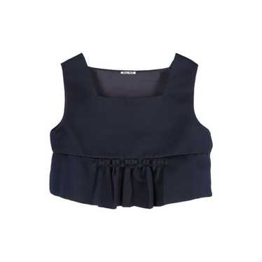 トップス MIUMIU Navy Short Tank Top トップス MIUMIU Navy Short Tank Top トップス MIUMIU Navy