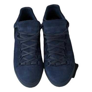 BALENCIAGA Arena Low ネイビー スニーカー EU40 BALENCIAGA Arena Low ネイビー スニーカー EU40 - メルカリ