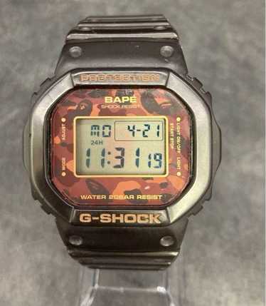 G-SHOCK x A BATHING APE　コラボ DW-5600VT 時計 CASIO × A BATHING APE G-SHOCK DW-5600VT BAPE Collaboration